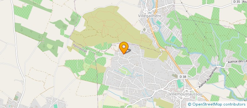 localisation de l'entreprise MCWEB à VILLEMOUSTAUSSOU