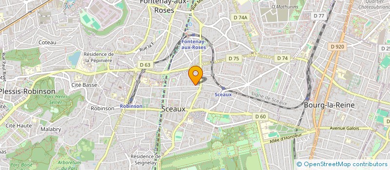 localisation de l'entreprise MCXC à SCEAUX