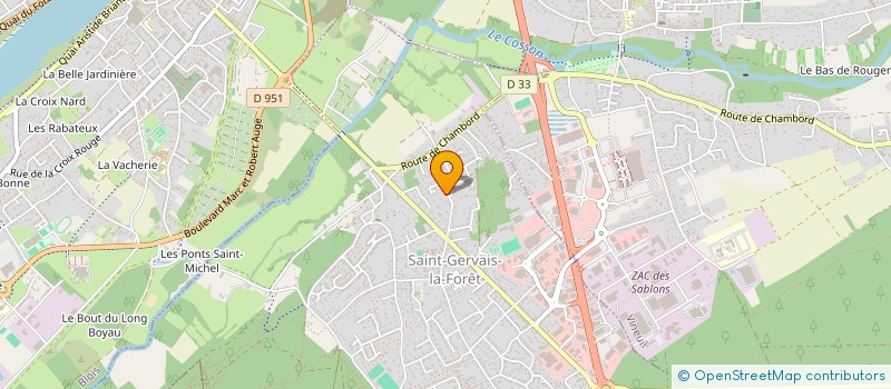 localisation de l'entreprise MCXT  SAINT-GERVAIS-LA-FORET