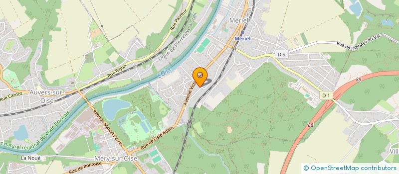 localisation de l'entreprise MCZ à MERIEL