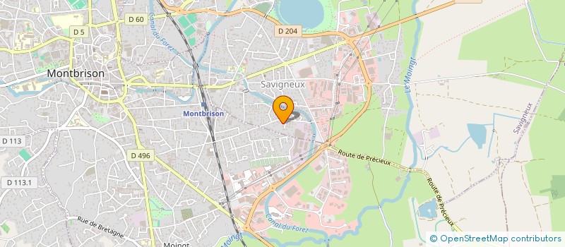 localisation de l'entreprise MCZ  SAVIGNEUX