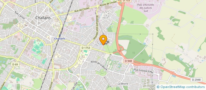 localisation de l'entreprise MCZ BATIMENT à CHALLANS