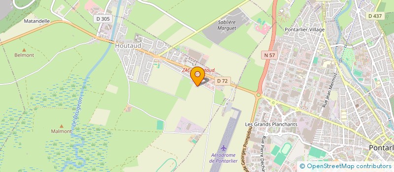 localisation de l'entreprise MCZM  HOUTAUD