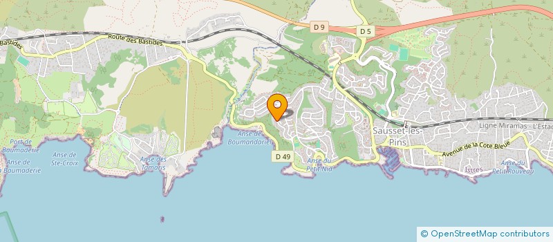 localisation de l'entreprise MD 10  SAUSSET-LES-PINS