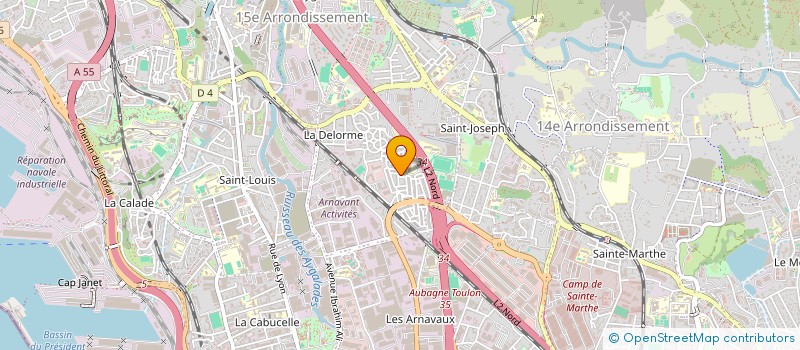 localisation de l'entreprise MD 13 à MARSEILLE 15EME