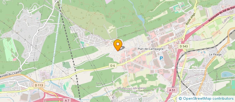 localisation de l'entreprise MD 13 ASCENSEUR à LES PENNES-MIRABEAU