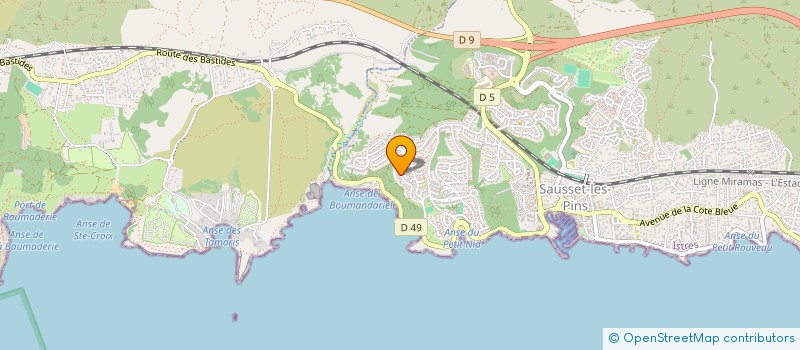 localisation de l'entreprise MD 15  SAUSSET-LES-PINS