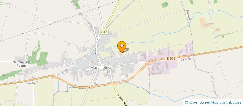 localisation de l'entreprise MD 38  MARCILLOLES