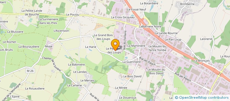 localisation de l'entreprise MD.3D FRANCE à COUERON