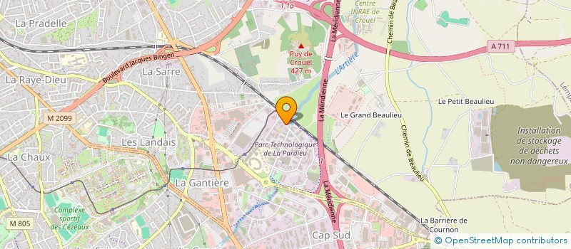 localisation de l'entreprise MD  CLERMONT-FERRAND