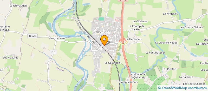 localisation de l'entreprise MD  CHEVAIGNE