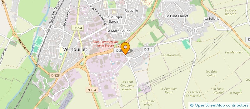 localisation de l'entreprise MD à VERNOUILLET