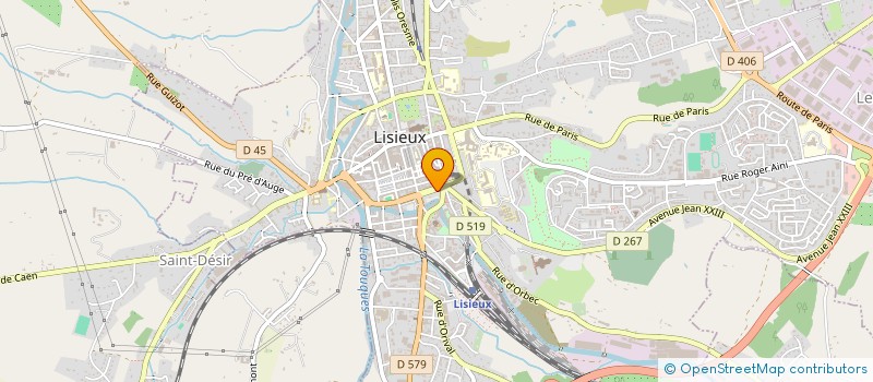 localisation de l'entreprise MD  LISIEUX