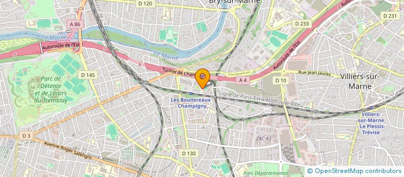 localisation de l'entreprise MD à CHAMPIGNY-SUR-MARNE