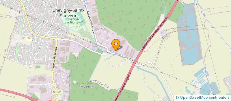 localisation de l'entreprise MD AGENCE AUTO à CHEVIGNY-SAINT-SAUVEUR