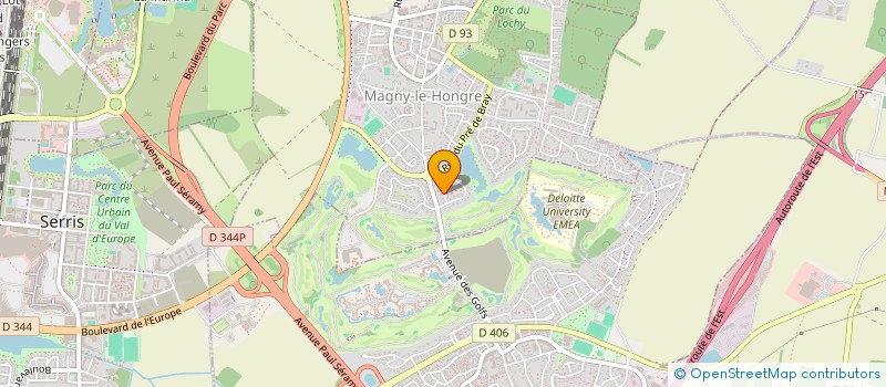 localisation de l'entreprise MD AUTO77  MAGNY-LE-HONGRE