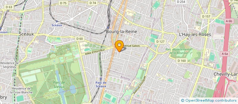 localisation de l'entreprise MD AUTOEXPERT à BOURG-LA-REINE