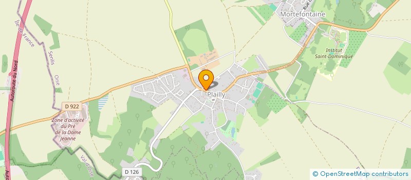 localisation de l'entreprise MD BARBIER  PLAILLY