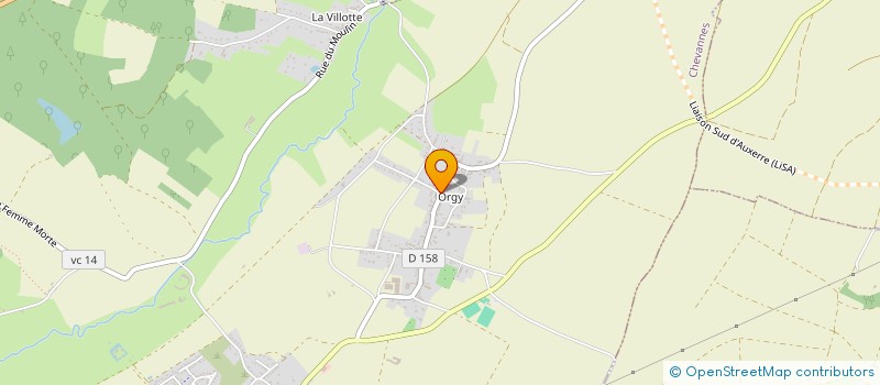 localisation de l'entreprise MD BAT à CHEVANNES