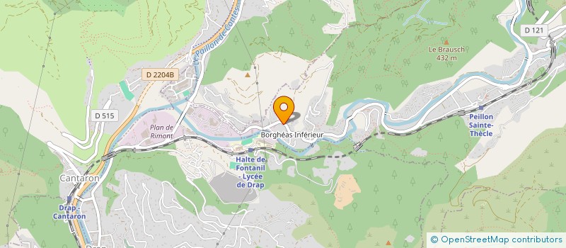 localisation de l'entreprise MD BAT CONSTRUCTION  PEILLON