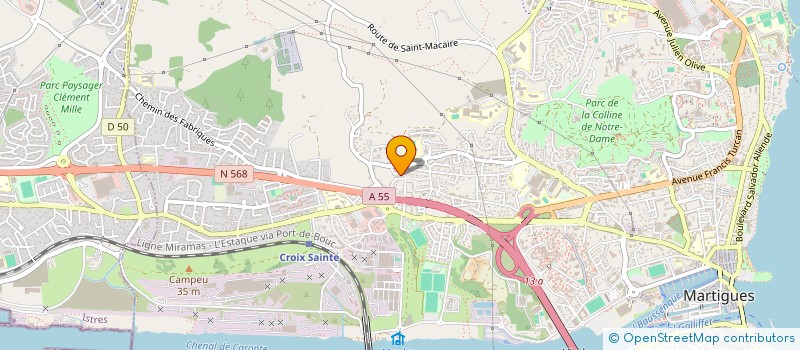 localisation de l'entreprise MD BATIMENT à MARTIGUES