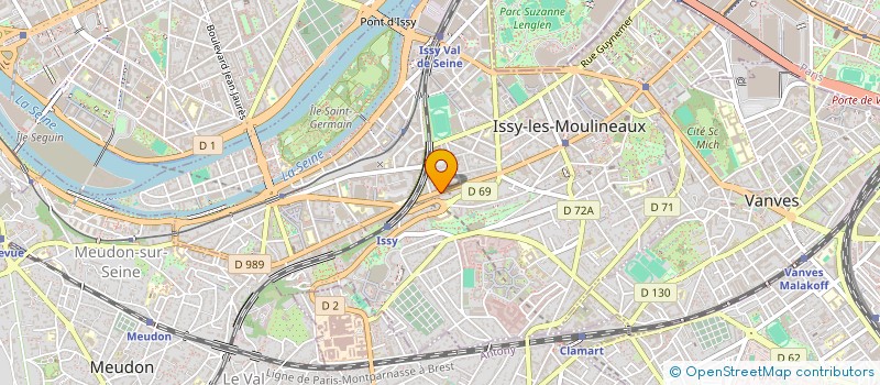 localisation de l'entreprise MD BATIMENT à ISSY-LES-MOULINEAUX