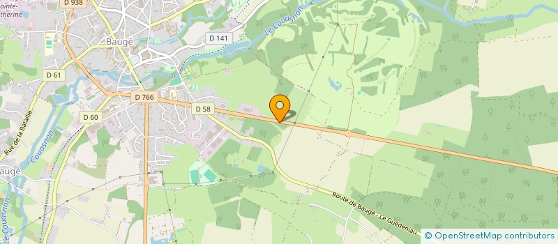 localisation de l'entreprise MD BAUGE CONSULTING  BAUGE-EN-ANJOU