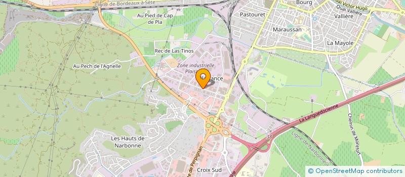 localisation de l'entreprise MD-BGV à NARBONNE
