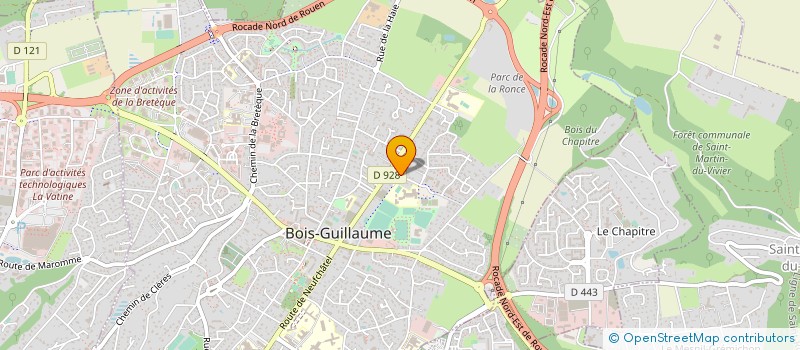 localisation de l'entreprise MD-BIO à BOIS-GUILLAUME