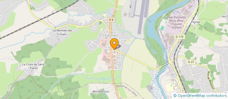 localisation de l'entreprise MD BIO à CHARMEIL