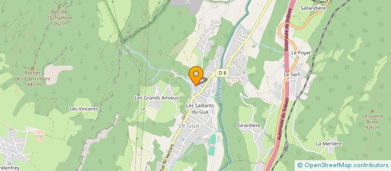 localisation de l'entreprise MD BOIS 38  LE GUA