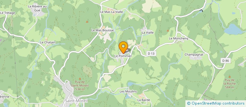 localisation de l'entreprise MD BOULON à SAINT-MOREIL