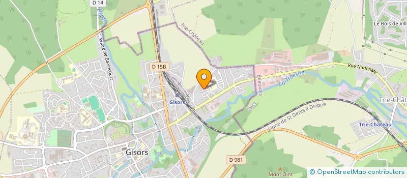localisation de l'entreprise MD BTP à GISORS
