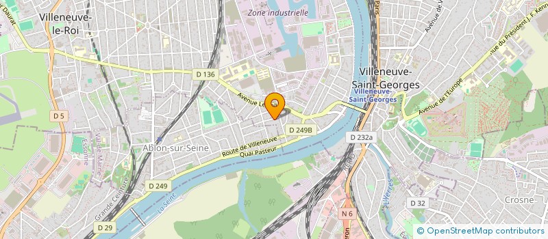 localisation de l'entreprise MD BTP à VILLENEUVE-LE-ROI