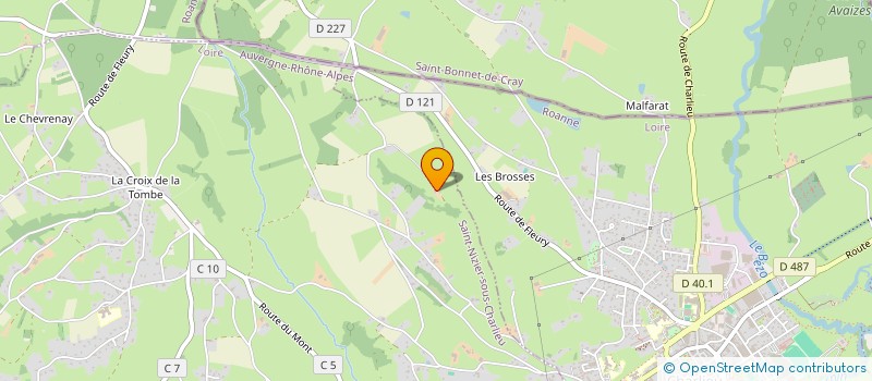 localisation de l'entreprise MD CARRELAGE  CHARLIEU