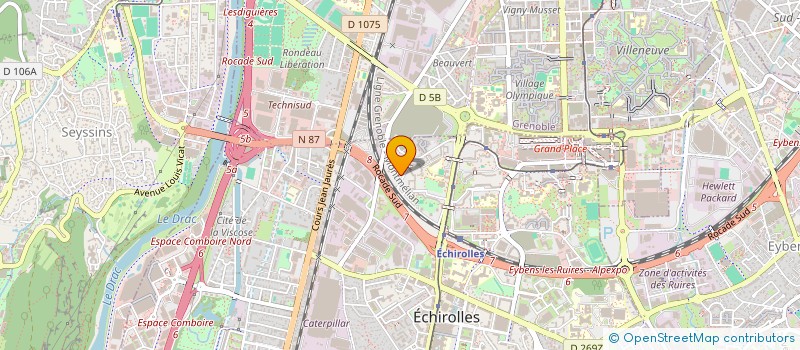 localisation de l'entreprise MD CARRELAGE à ECHIROLLES