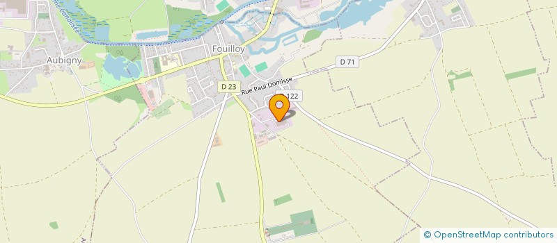 localisation de l'entreprise MD CARROSSERIE  FOUILLOY