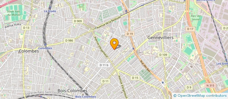 localisation de l'entreprise MD CARS  ASNIERES-SUR-SEINE