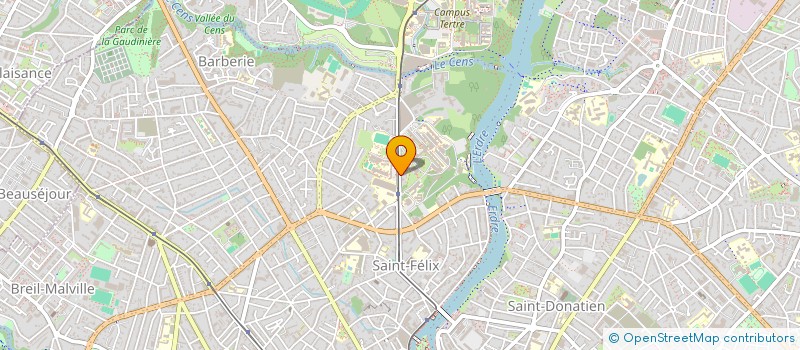 localisation de l'entreprise MD CESSION à NANTES