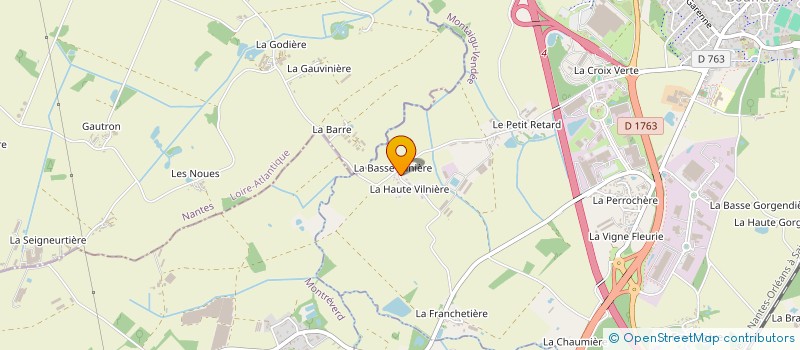 localisation de l'entreprise MD CHARCUTE à MONTAIGU-VENDEE