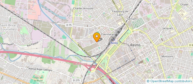 localisation de l'entreprise MD CLAIRMARAIS  REIMS