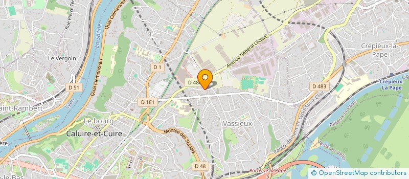 localisation de l'entreprise MD COLORES à CALUIRE-ET-CUIRE