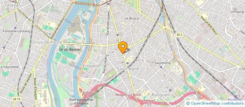 localisation de l'entreprise MD COMM  TOULOUSE