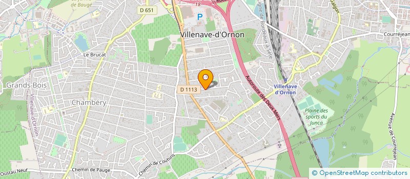 localisation de l'entreprise MD COMMUNICATION à VILLENAVE-D'ORNON