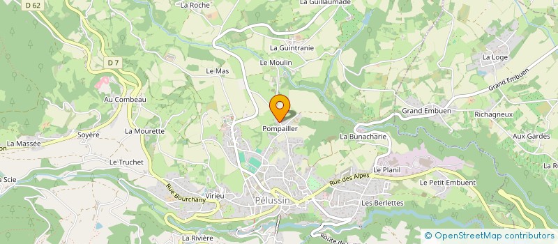 localisation de l'entreprise MD CONCEPT  PELUSSIN