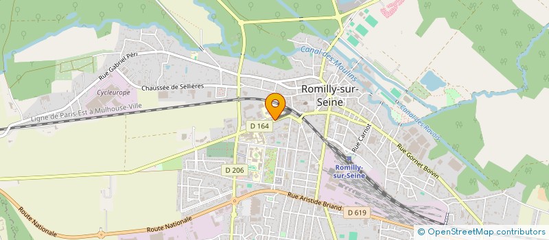 localisation de l'entreprise MD CONCEPT à ROMILLY-SUR-SEINE