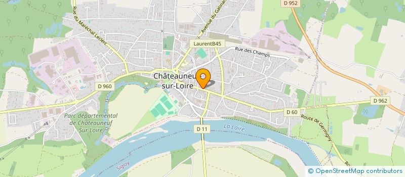 localisation de l'entreprise MD CONDUITE à CHATEAUNEUF-SUR-LOIRE