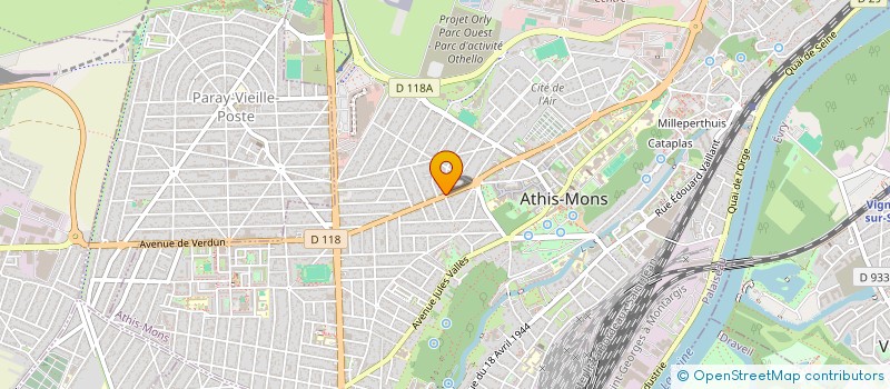 localisation de l'entreprise MD - CONSEIL ET SERVICES à ATHIS-MONS