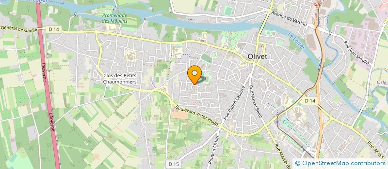 localisation de l'entreprise MD CONSEILS à OLIVET