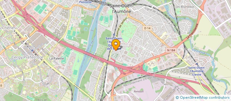 localisation de l'entreprise MD CONSEILS à SAINT-OUEN-L'AUMONE